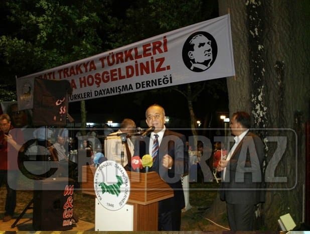 Ο βουλευτής του ΠΑΣΟΚ κ. Αχμέτ Χατζή Οσμάν στο βήμα