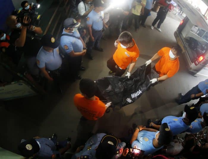At least 31 people were killed and dozens more are feared dead after a fire razed a footwear factory in the Philippines.