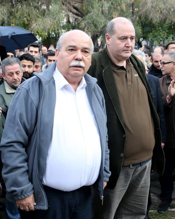 Ο πρόεδρος της Βουλής Νίκος Βούτσης (Α) μαζί με τον Νίκο Φίλη στο Μνημείο του Πολυτεχνείου , Τετάρτη 16 Νοεμβρίου 2016. Συνεχίζονται για δεύτερη ημέρα οι εκδηλώσεις τον εορτασμό των 43 χρόνων από την εξέγερση του Πολυτεχνείου. ΑΠΕ-ΜΠΕ/ΑΠΕ-ΜΠΕ/Παντελής Σαίτας