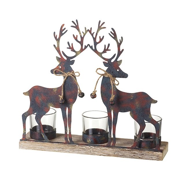 reindeer-wwooden-block-t-light-holder