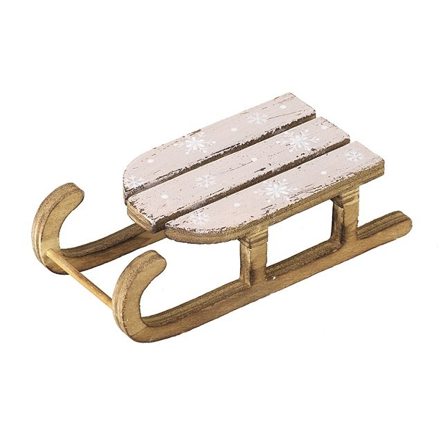 wooden-pink-sleigh-decoration