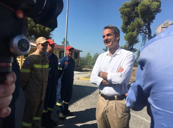 Κυριάκος Μητσοτάκης: Επίσκεψη στις πληγείσες περιοχές της Πεντέλης
