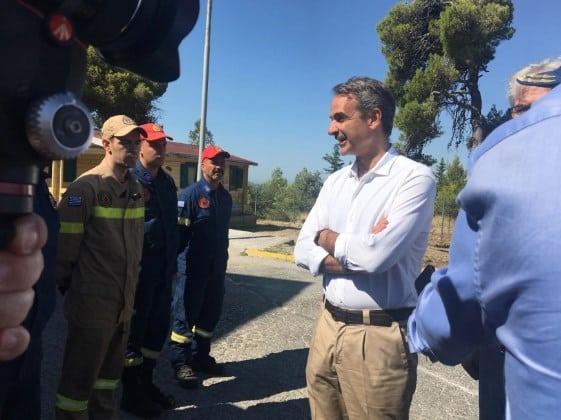 Κυριάκος Μητσοτάκης: Επίσκεψη στις πληγείσες περιοχές της Πεντέλης